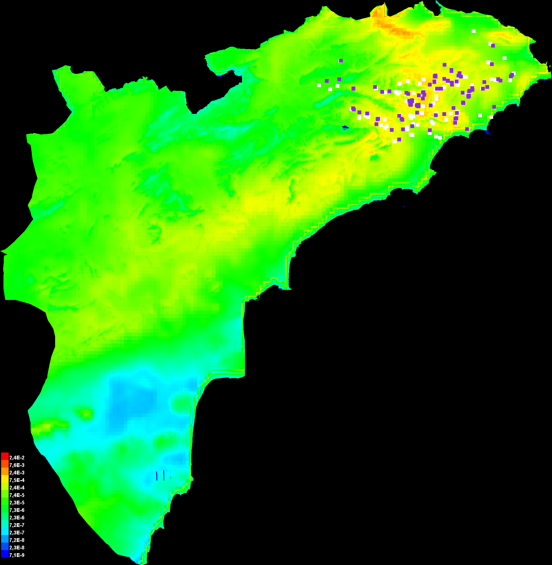 Maxent Model For Xylella 1